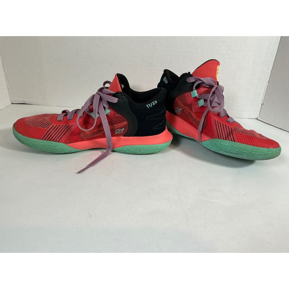 Nike Kyrie Flytrap 4 GS University Red Black Green Glow DD0340-808 Size 5.5Y